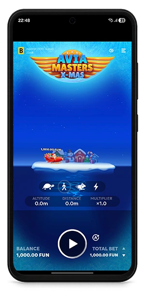 Aplicación Aviamasters X-mas para celular